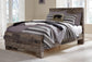 Derekson Full Panel Bed with Mirrored Dresser, Chest and Nightstand