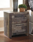 Derekson Full Panel Bed with Mirrored Dresser, Chest and Nightstand