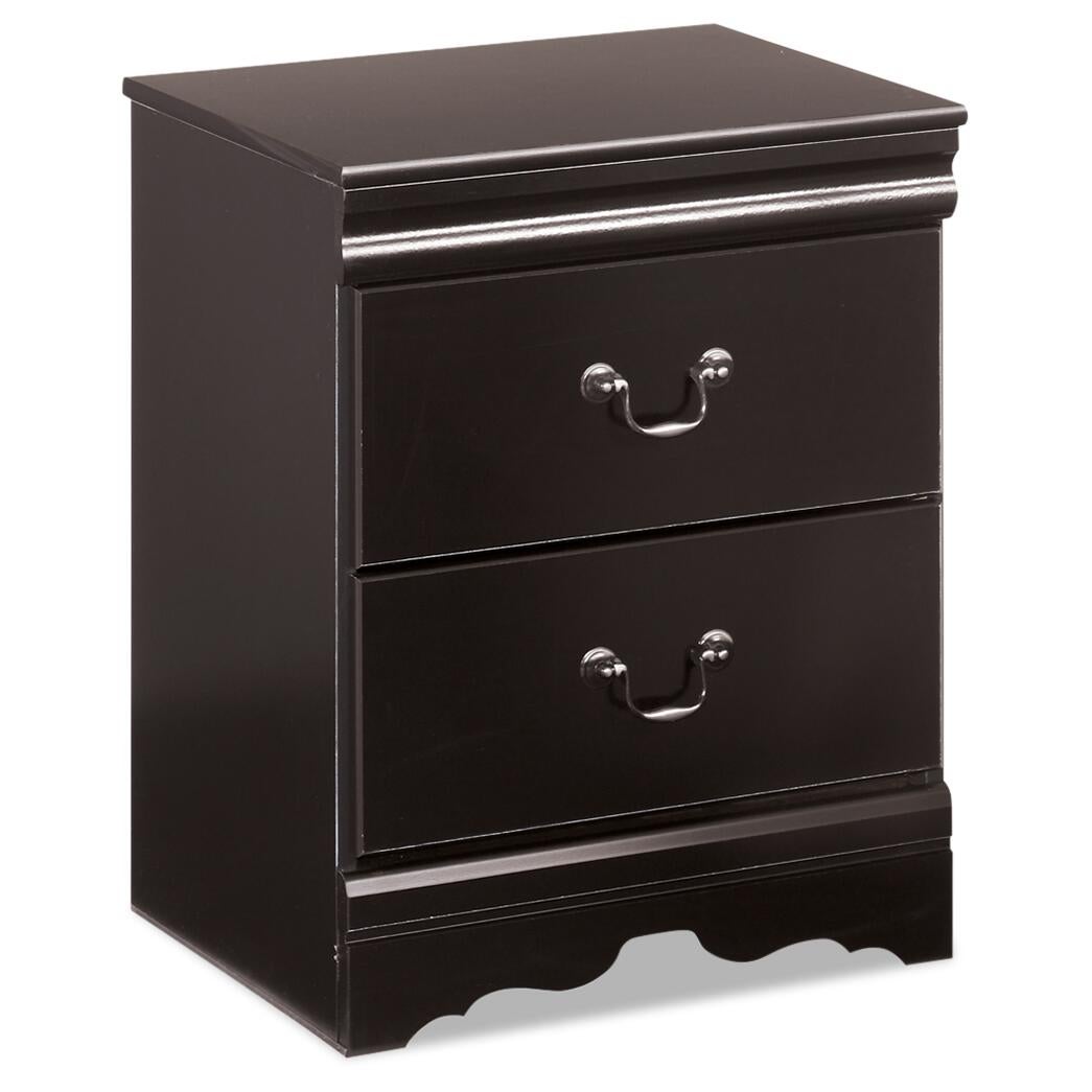 Huey Vineyard Twin Sleigh Headboard Bed with Mirrored Dresser, Chest and Nightstand