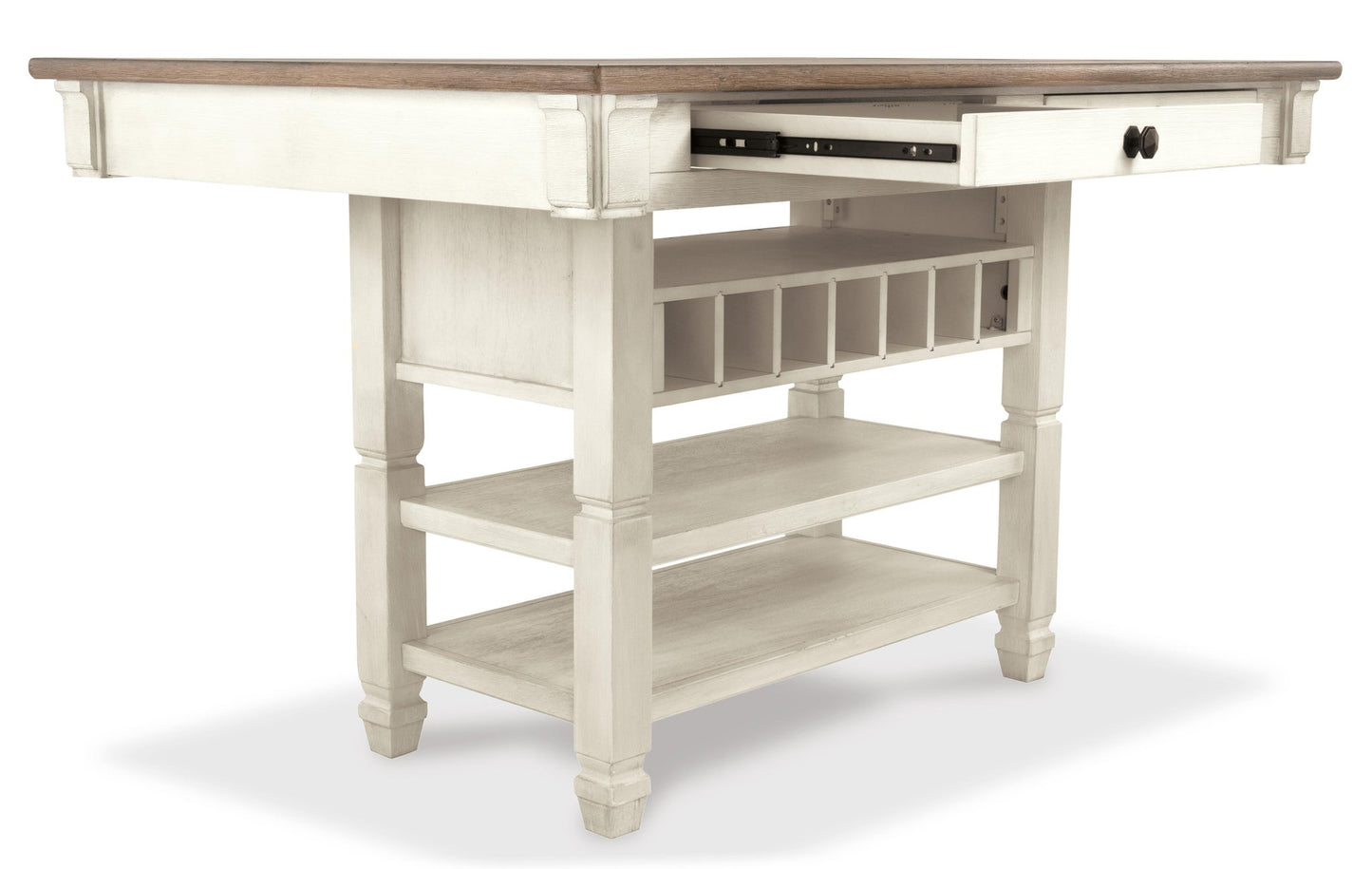 Bolanburg Counter Height Dining Table and 6 Barstools