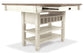 Bolanburg Counter Height Dining Table and 6 Barstools