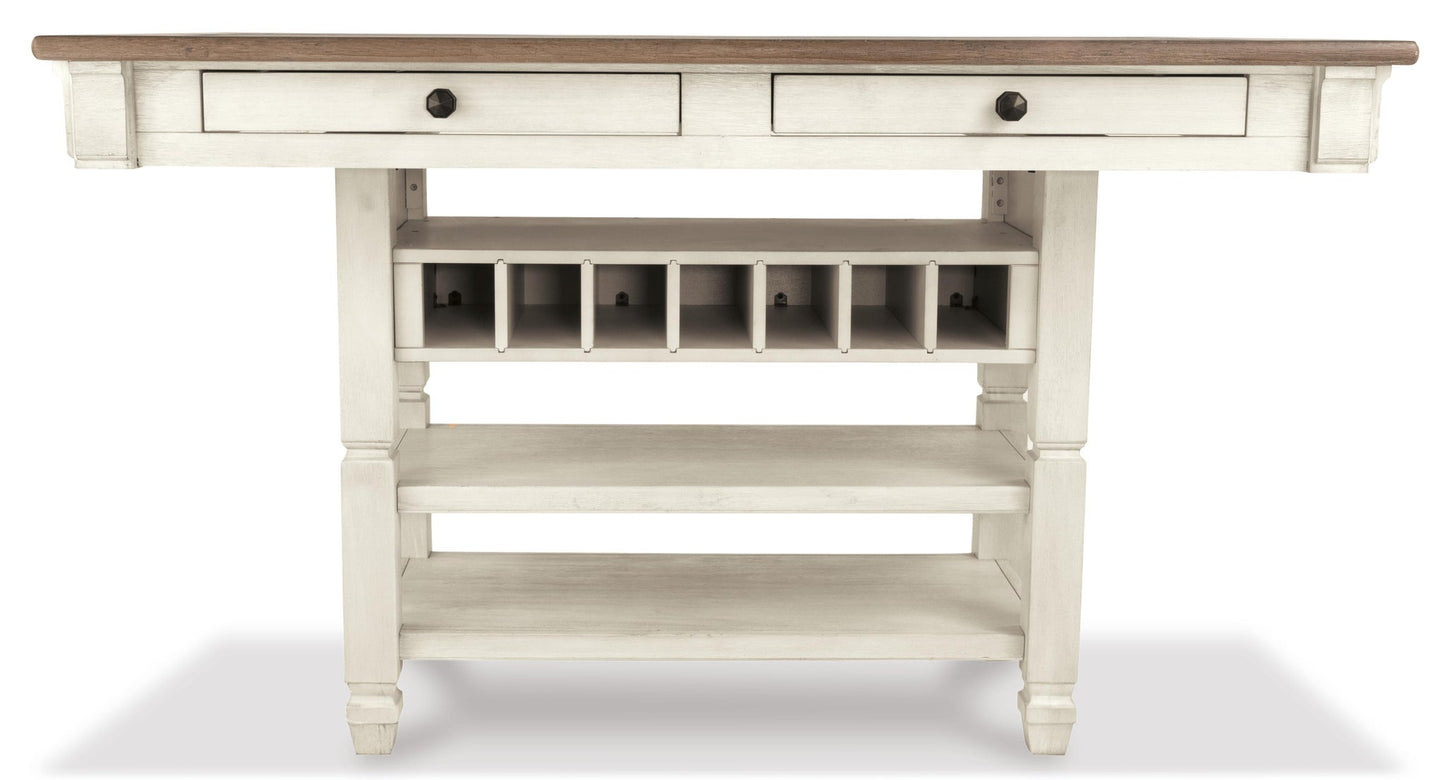 Bolanburg Counter Height Dining Table and 6 Barstools