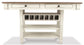 Bolanburg Counter Height Dining Table and 6 Barstools