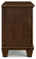 Danabrin Full Panel Bed with Mirrored Dresser, Chest and Nightstand