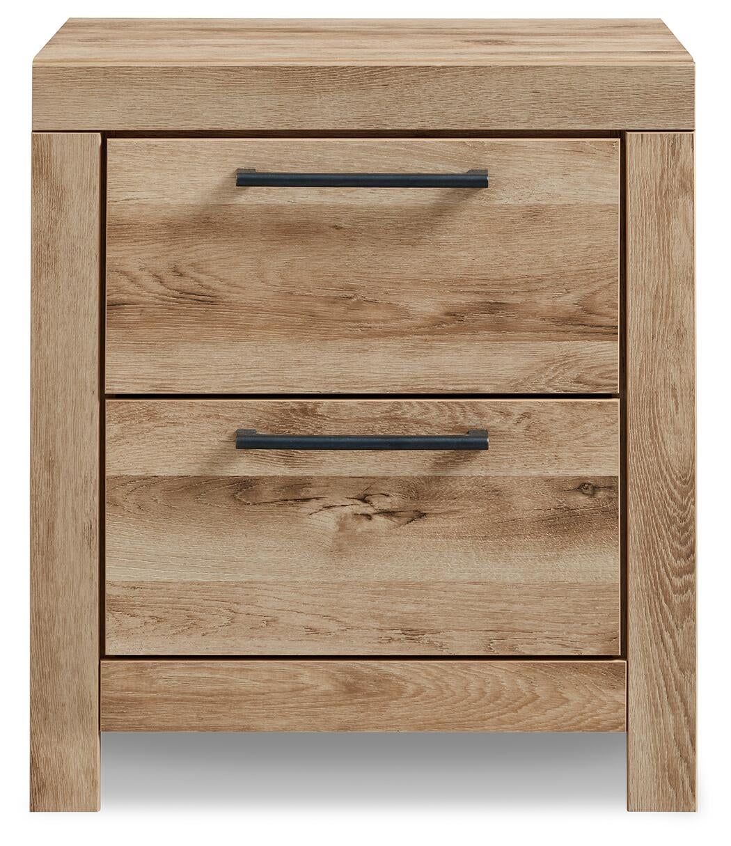 Hyanna Twin Panel Bed with 1 Side Storage, Dresser, Mirror and Nightstand