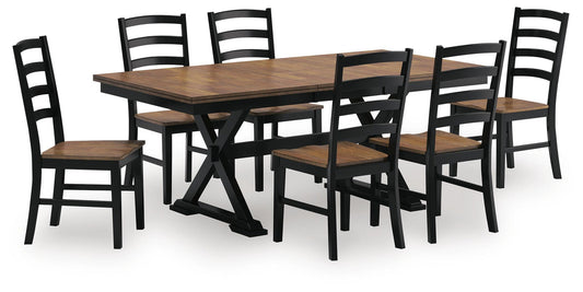 Wildenauer Dining Table and 6 Chairs