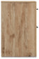 Hyanna Queen Panel Bed with 2 Side Storage, Dresser, Mirror and Nightstand