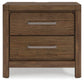 Cabalynn California King Panel Bed with Storage with Mirrored Dresser and Nightstand