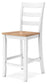 Gesthaven Counter Height Dining Table and 2 Barstools