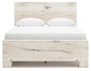 Lawroy Queen Panel Bed with Storage, Dresser and Mirror