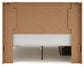 Lawroy Queen Panel Bed with Storage, Dresser and Mirror
