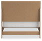 Cielden Full Panel Bed with Mirrored Dresser