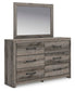 Urbanoore Twin Panel Bed with Storage, Dresser, Mirror and Nightstand