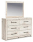 Lawroy Full Panel Bed, Dresser, Mirror and Nightstand