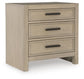 Calmoro King Bookcase Bed with Mirrored Dresser and Nightstand