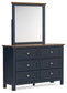 Landocken Twin Panel Headboard, Dresser and Mirror