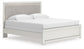 Birmonton King Upholstered Panel Bed, Dresser and Mirror