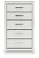 Birmonton Queen Upholstered Panel Bed, Dresser, Mirror, Chest and Nightstand