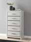 Birmonton Queen Upholstered Panel Bed, Dresser, Mirror, Chest and Nightstand