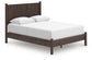 Cadmori Queen Panel Platform Bed, Dresser, Mirror and Nightstand