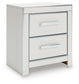 Birmonton King Upholstered Panel Platform Storage Bed, Dresser, Mirror and Nightstand