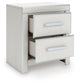 Birmonton King Upholstered Panel Platform Storage Bed, Dresser, Mirror and Nightstand