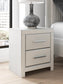Birmonton King Upholstered Panel Platform Storage Bed, Dresser, Mirror and Nightstand