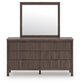 Cadmori Queen Panel Bed, Dresser and Mirror