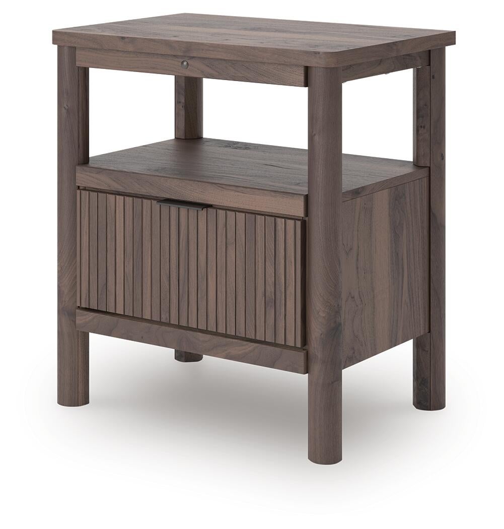 Cadmori Twin Panel Bed, Dresser, Mirror and Nightstand