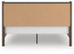 Cadmori King Upholstered Panel Platform Bed, Dresser, Mirror, Chest and Nightstand