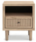 Cielden Queen Upholstered Bed with Roll Slats, Dresser, Mirror and Nightstand