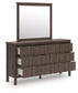 Cadmori Full Panel Bed, Dresser, Mirror and Nightstand