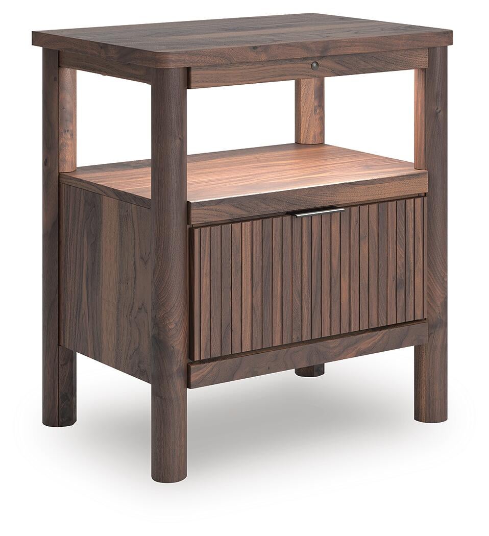 Cadmori Full Panel Bed, Dresser, Mirror and Nightstand
