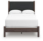Cadmori Full Upholstered Panel Bed, Dresser, Mirror, Chest and Nightstand