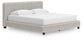 Birmonton King Upholstered Bed, Dresser, Mirror and Nightstand