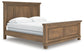 Vandenmore California King Panel Bed with Mirrored Dresser, Chest and Nightstand