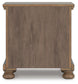 Vandenmore California King Panel Bed with Mirrored Dresser, Chest and Nightstand