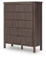 Cadmori Queen Panel Bed, Dresser, Mirror, Chest and Nightstand