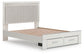 Birmonton Queen Upholstered Panel Platform Storage Bed, Dresser, Mirror, Chest and Nightstand