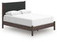 Cadmori Queen Upholstered Panel Bed, Dresser, Mirror, Chest and Nightstand