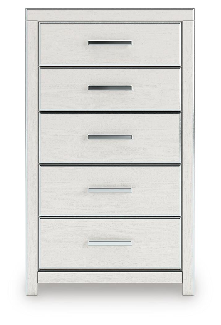 Birmonton Queen Upholstered Bed, Dresser, Mirror, Chest and Nightstand