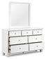 Fortman Full Panel Storage Bed, Dresser and Mirror