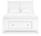 Fortman Full Panel Storage Bed, Dresser and Mirror