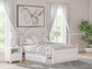 Maylilly Full Upholstered Panel Storage Bed, Dresser, Mirror and Nightstand