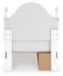 Maylilly Twin Upholstered Panel Storage Bed, Dresser, Mirror and Nightstand