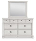 Chadworth Queen Poster Bed, Dresser, Mirror and Nightstand
