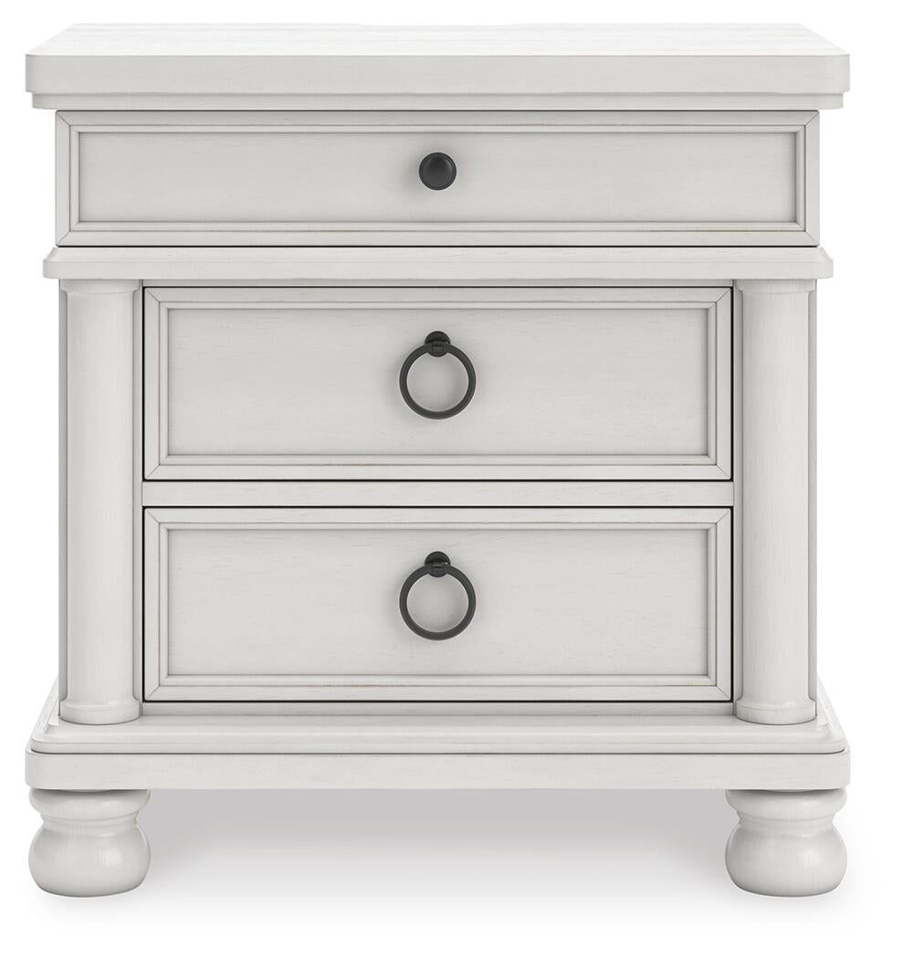 Chadworth King Poster Bed, Dresser, Mirror and Nightstand