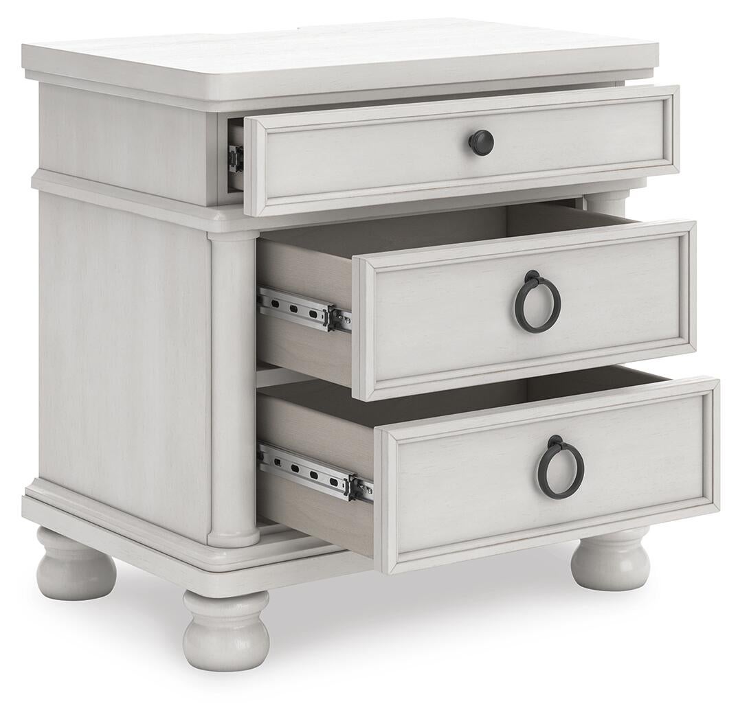 Chadworth King Poster Bed, Dresser, Mirror and Nightstand