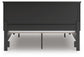 Lanolee California King Panel Storage Bed, Dresser and Mirror