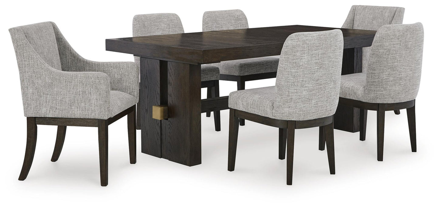 Burkhaus Dining Table and 6 Chairs